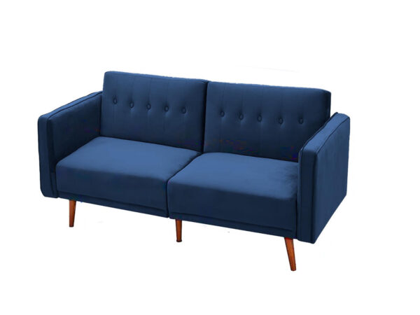 Berman Futon Sofa Bed Velvet -