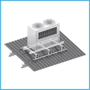 Roof mount rated 500kg: 2400mm purlins