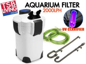 Canister External Filter Uv Aquarium Pump 2000Lh Pr1018 Bedding Nz Depot - Nz Depot