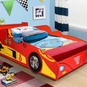 T Supreme F1 Racing Car Bed Red E835R