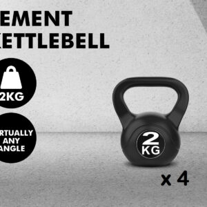Cement Kettlebell 2KG x 4