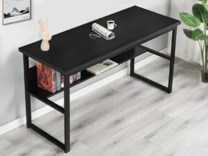 Coelsh Computer Desk With Bookshelf Black Pr9319 Desks Nz Depot 2 - Nz Depot