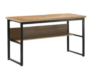 Coelsh Computer Desk With Bookshelf Oak Pr9318 Desks Nz Depot - Nz Depot