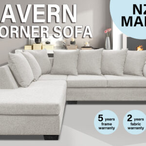DS NZ made Lavern corner sofa kido marble