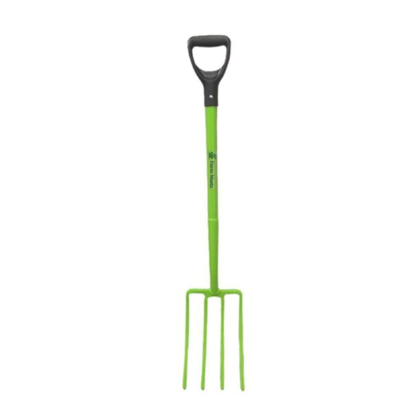 The Tempered Hardened Steel Head With 4 Factory Sharpened Tines Are Supported By The Heavy Duty Steel Handle And A 'D' Handle For Comfort. This Tough Garden Fork Was Designed For Heavy Duty Work Such As Breaking Up And Aerating Soil And Will Help You To Get The Job Done Quicker.