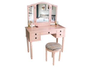 Eloise Dressing Table Set Pink Pr9301 Dressing Tables Nz Depot - Nz Depot