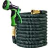 Expandable Garden HoseIncludes:- 10 Function Spray gun with Brass Connectors- Full Weave 2500D inside 3 layers of natural latex- Carry Bag