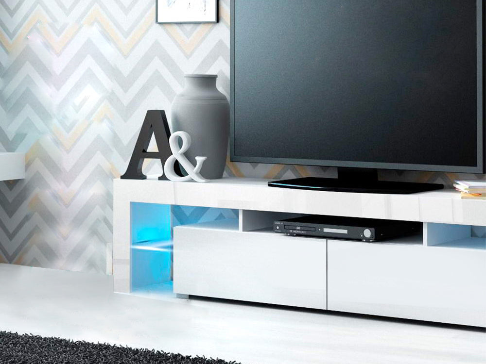 Glansig LED TV Unit Entertainment Units