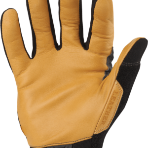 this washable leather glove is perfect for a wide variety of tasks. MACHINE WASHABLE GENUINE BULLWHIP® LEATHER - Won’t dry out or shrink when wet. DURACLAD® REINFORCEMENTS - 8X more durable than normal synthetic leather. TERRY CLOTH SWEAT WIPE - Conveniently located on the back of the thumb. COMPRESSION CUFF SYSTEM - Easy on/off operation with constant snug fit. TPR CUFF PULLER - Get your glove in the proper position faster. BEST USES - Landscaping/Gardening