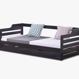 Kamino Daybed with Trundle Bedframe Black