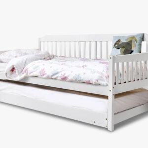 DS Karlan Daybed with Trundle Bedframe White