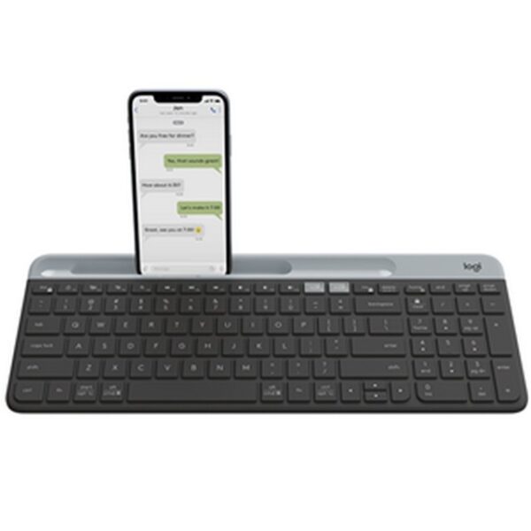 Logitech K580 Multi-Device Wireless Keyboard - Grey - Nzdepot