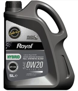 Lubrico Royal 0W 20 Hybrid Fully Synthetic 5L 13681 Automotive Motor Oil Lubricants Fluids NZ DEPOT - NZ DEPOT