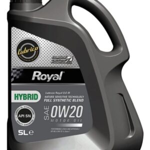LUBRİCO ROYAL OEM 0W/20 is full synthetic engine oil provide fuel economy