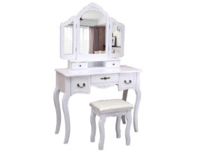 Mylah Dressing Table Set White Pr9300 Dressing Tables Nz Depot - Nz Depot