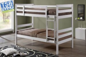 New Lyn Bunk Bed With Mattress Combo Pr6804 Bed Frames Nz Depot - Nz Depot