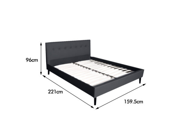 Novo Queen Bed Frame With Mattress Combo