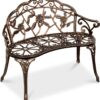 Ornato Garden Bench Cast Alum. -