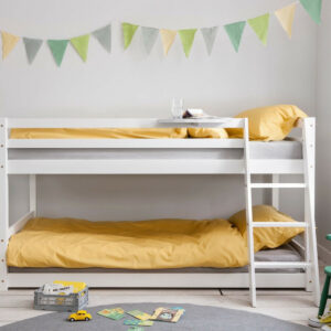 DS Polli Mid-Sleeper Bunk Bed White