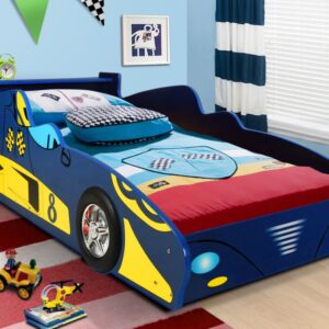 Racing Car Bed With 15Cm Mattress Combo