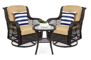 Relaxo Outdoor Swivel Set Pr8103 Outdoor Furniture Nz Depot - Nz Depot