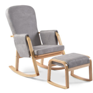 Rocking chair with footstool