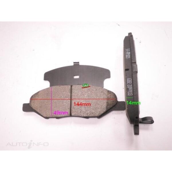 Royale Brake Pads Front- Sas-Bp1819 (Nissan March 02-) - Nz Depot