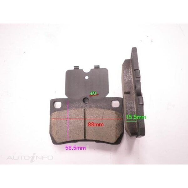 Royale Brake Pads Rear - Sas-Bp1854 (Toyota Lexus) - Nz Depot