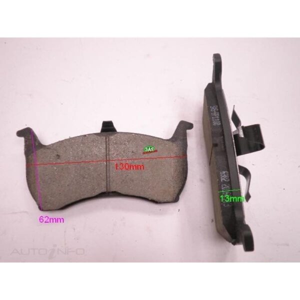 Royale Brake Pads - Sas-Bp1108 (Ford Falcon 89-95) - Nz Depot