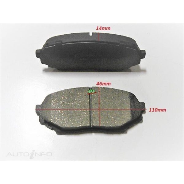 Royale Brake Pads - Sas-Bp1178 (Mazda Mx5