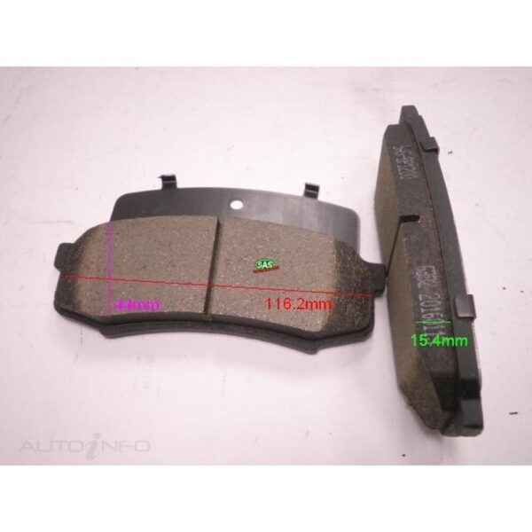 Royale Brake Pads - Sas-Bp1200Hd (Toyota Land Cruiser 90-) - Nz Depot