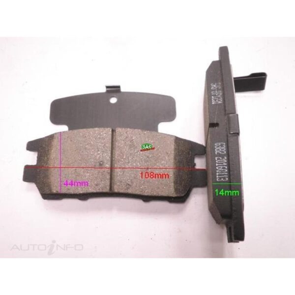 Royale Brake Pads - Sas-Bp1231 (Mitsubishi Pajero 91-) - Nz Depot