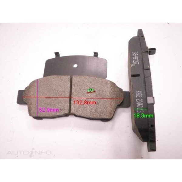 Royale Brake Pads - Sas-Bp1267 (Toyota Corona / Rav4 92-00) - Nz Depot