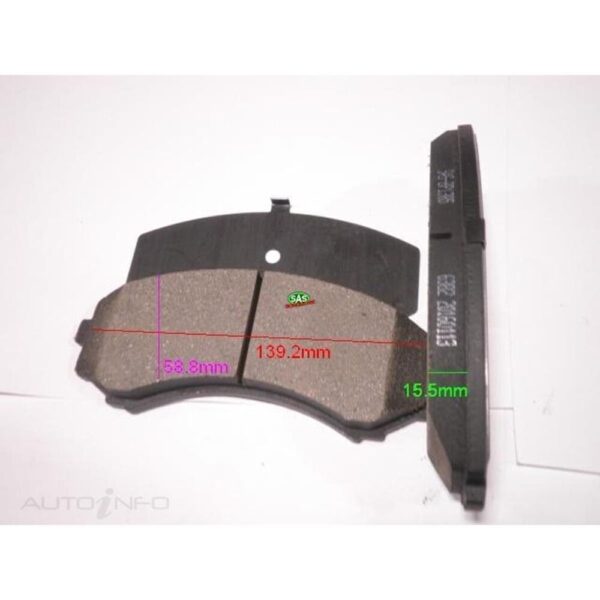 Royale Brake Pads - Sas-Bp1385 (Mazda Mpv) - Nz Depot