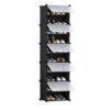 SOGA 10 Tier Shoe Rack Organizer Sneaker Footwear Storage Stackable Stand Cabinet Portable Wardrobe with Cover, Furniture>Storage & Shelving>Shoe Storage, , , , ,  - NZ DEPOT 1