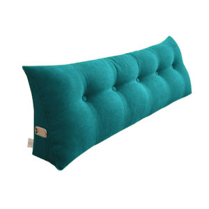 SOGA 120cm Blue Green Triangular Wedge Bed Pillow Headboard Backrest Bedside Tatami Cushion Home Decor, Furniture, Living Room Furniture, Occasional Chairs, , ,  - NZ DEPOT 1