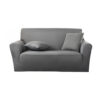 SOGA 2-Seater Grey Sofa Cover Couch Protector High Stretch Lounge Slipcover Home Decor, Home & Living>Home Decor>Sofa Covers, , , , , - NZ DEPOT 1