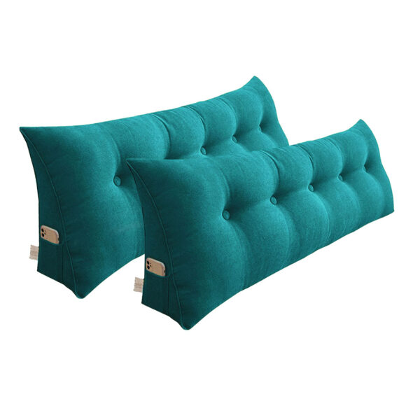 SOGA 2X 180cm Blue Green Triangular Wedge Bed Pillow Headboard Backrest Bedside Tatami Cushion Home Decor, Furniture>Living Room Furniture>Occasional Chairs, , , , ,  - NZ DEPOT 1