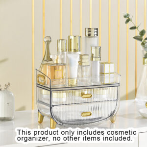 SOGA 2X 3 Tier Transparent Multifunctional Countertop Cosmetic Storage Makeup Skincare Holder Jewelry Cabinet Bathroom Desk Drawer Vanity Organiser, Home, Bathroom, Bathroom Accessories, Bathroom Storage, ,  - NZ DEPOT 2