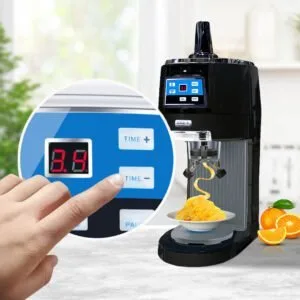 Buy SOGA 2X 300 Watts Electric Ice Shaver Automatic Crusher Slicer Commercial Machine 70kgs/h Black Online - Electronics & Appliances/Appliances/Small Kitchen Appliances/Specialty Appliances/Ice Maker - 2 - NZ Depot Free Shipping