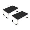 SOGA 2X Black Portable Bed Table Adjustable Foldable Bed Sofa Study Table Laptop Mini Desk Breakfast Tray Home Decor, Desks & Computer Tables, , , , ,  - NZ DEPOT 1