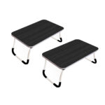 SOGA 2X Black Portable Bed Table Adjustable Foldable Bed Sofa Study Table Laptop Mini Desk Breakfast Tray Home Decor, Desks & Computer Tables, , , , ,  - NZ DEPOT 1