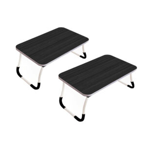 SOGA 2X Black Portable Bed Table Adjustable Foldable Bed Sofa Study Table Laptop Mini Desk Breakfast Tray Home Decor, Desks & Computer Tables, , , ,  - NZ DEPOT 1