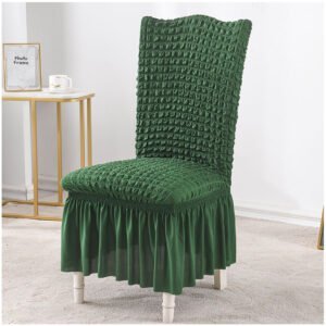 Buy SOGA 2X Dark Green Chair Cover Seat Protector with Ruffle Skirt Stretch Slipcover Wedding Party Home Decor Online - Home/Bed Linen/Throws And Blankets/Blankets - 3 - NZ Depot Free Shipping