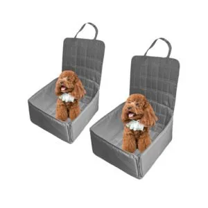 Buy SOGA 2X Grey Car Pet Sitting Bag Breathable Safety Travel Portable Carrier Pouch Travel Essentials Online - Pet Supplies/Dogs/Carriers & Travel Products - 1 - NZ Depot Free Shipping