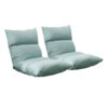 SOGA 2X Lounge Floor Recliner Adjustable Lazy Sofa Bed Folding Game Chair Mint Green, Furniture>Living Room Furniture>Occasional Chairs, , , , , - NZ DEPOT 1