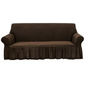 Buy SOGA 3-Seater Coffee Sofa Cover with Ruffled Skirt Couch Protector High Stretch Lounge Slipcover Home Decor Online - Home & Living/Home Decor/Sofa Covers - 1 - NZ Depot Free Shipping