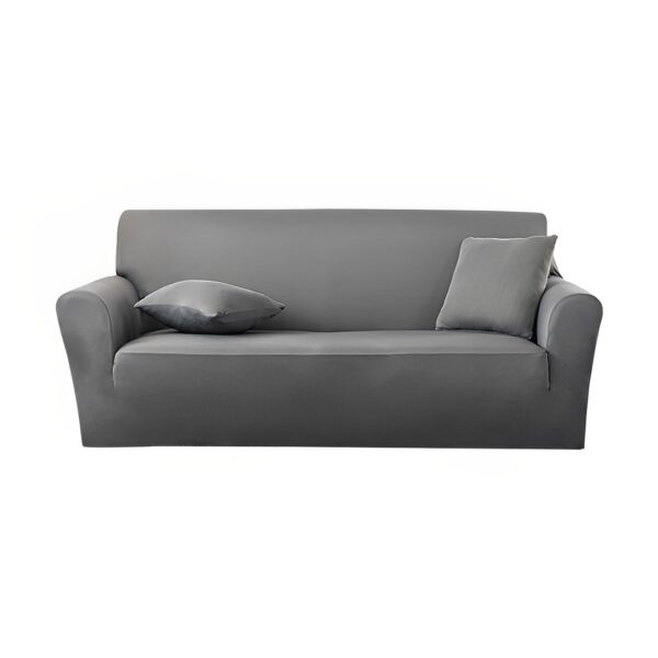 SOGA 3-Seater Grey Sofa Cover Couch Protector High Stretch Lounge Slipcover Home Decor, Home & Living>Home Decor>Sofa Covers, , , , ,  - NZ DEPOT 1
