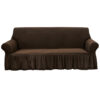 SOGA 4-Seater Coffee Sofa Cover with Ruffled Skirt Couch Protector High Stretch Lounge Slipcover Home Decor, Home & Living>Home Decor>Sofa Covers, , , , ,  - NZ DEPOT 1