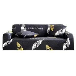 Buy SOGA 4-Seater Feather Print Sofa Cover Couch Protector High Stretch Lounge Slipcover Home Decor Online - Home & Living/Home Decor/Sofa Covers - 1 - NZ Depot Free Shipping